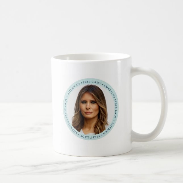 Taza De Café Señora Mug del TRIUNFO de Melania primera (Derecha)
