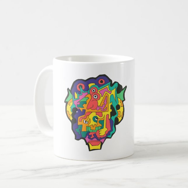 Taza De Café Señora Paraguas (Anverso izquierdo)