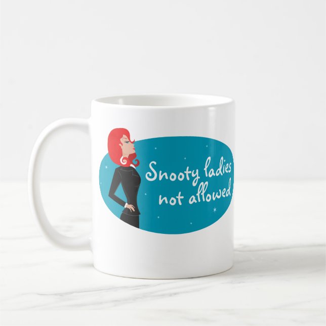 Taza De Café Señora presumida (Izquierda)