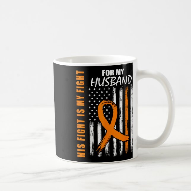 Taza De Café Señora Su Lucha Es Mi Esclerosis Múltiple Escleros (Derecha)