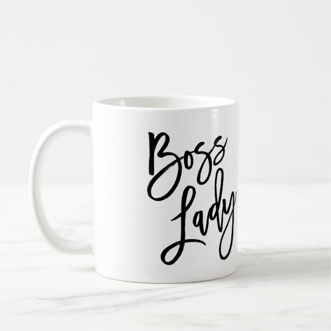 Taza De Café Señora Trendy Lettering de Boss (Izquierda)