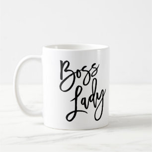 Taza De Café Señora Trendy Lettering de Boss