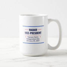 Taza De Café Señora Vicepresidenta Kamala Harris Inauguración