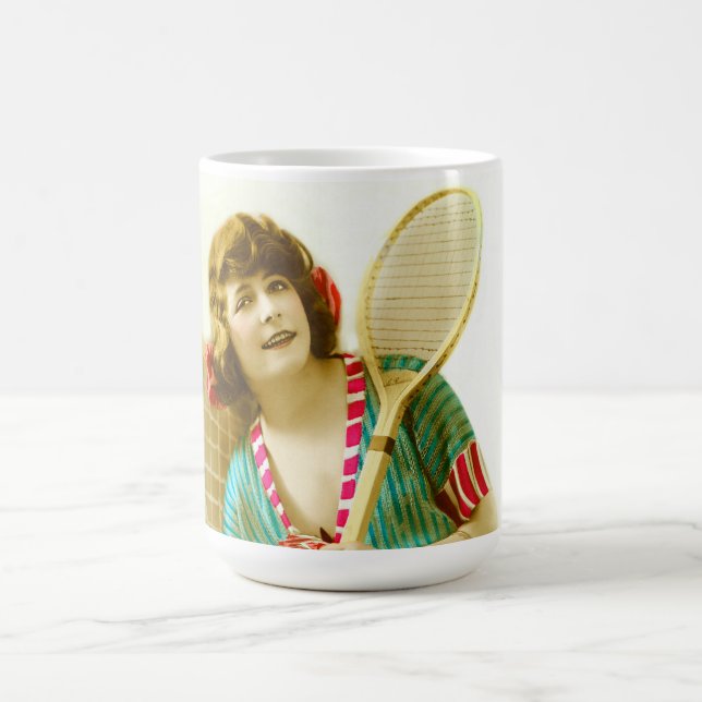 Taza De Café Señora y tenis (Centro)