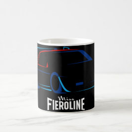 Taza De Café Señorita Fieroline negra