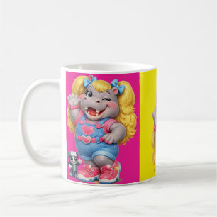 Taza De Café Señorita Hippo
