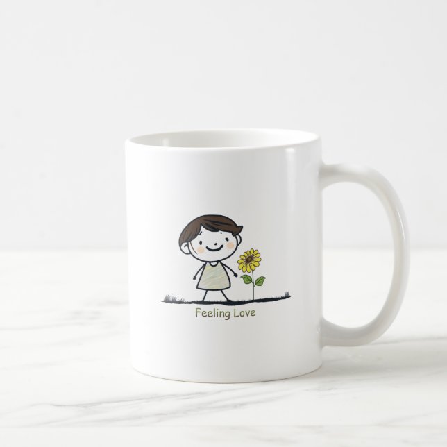 Taza De Café Sensación de amor (Derecha)