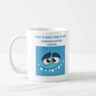 Taza De Café Sensación de azul. café Mug