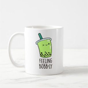 Taza De Café Sensación de Bobb-ly Funny Boba Tea Pun