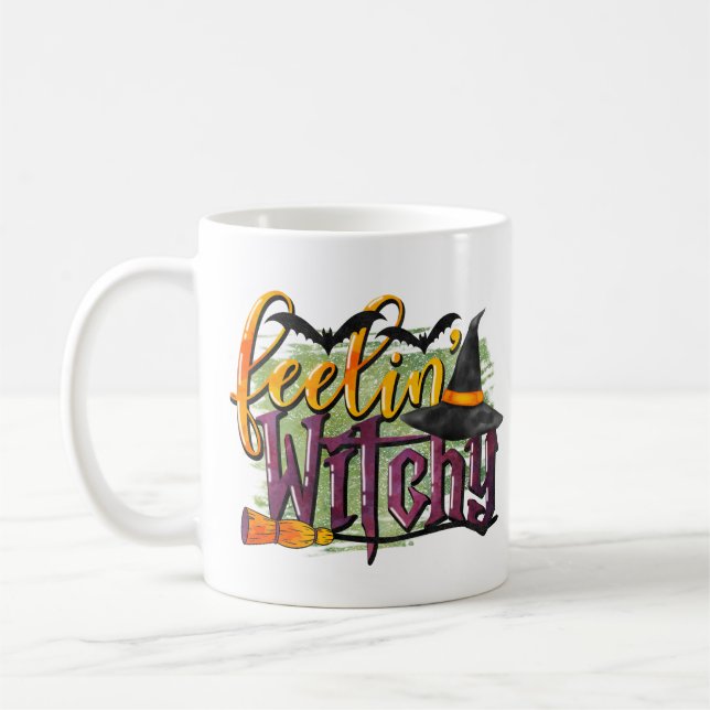 Taza De Café Sensación de Brujería Halloween (Izquierda)