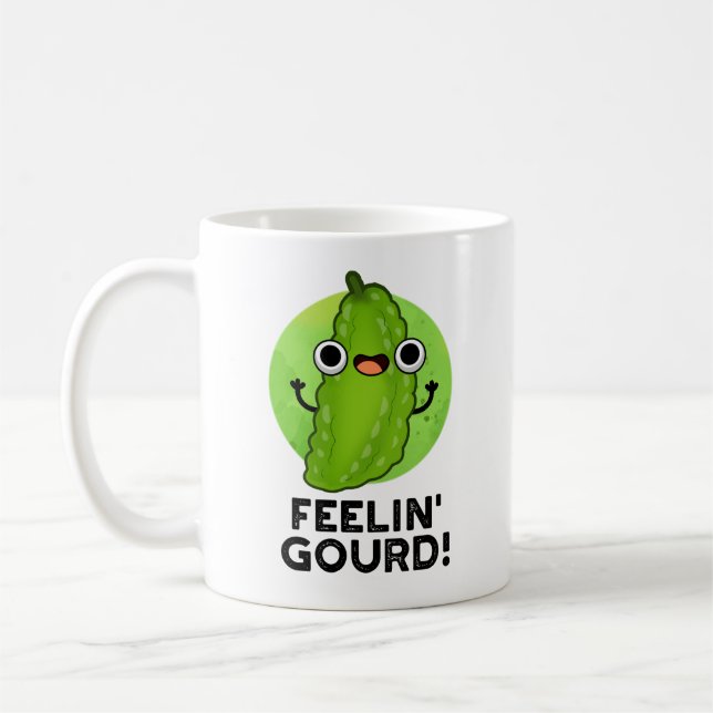 Taza De Café Sensación De Gourd Graciosa Sensación Buena Veggie (Izquierda)