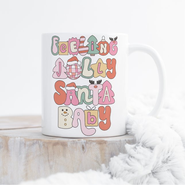 Taza De Café Sensación de Jolly Santa Baby (Subido por el creador)