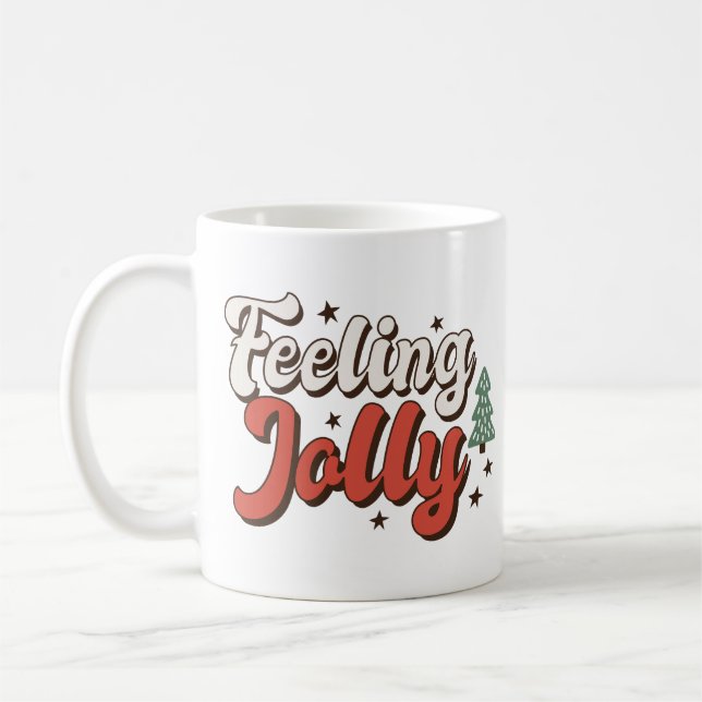 Taza De Café Sensación de Navidades Jolly Retro (Izquierda)