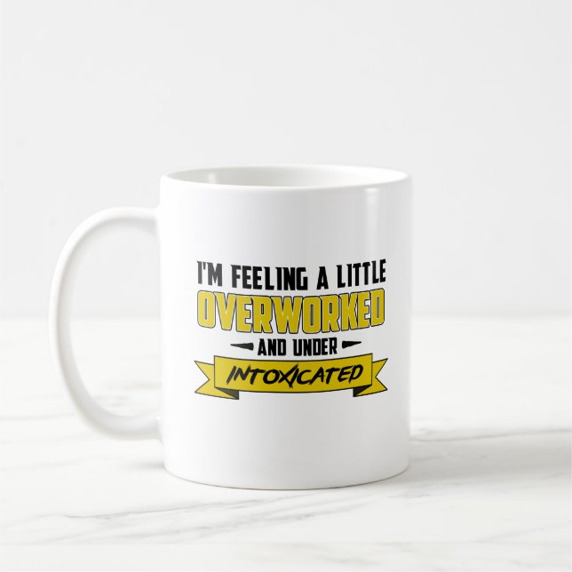 Taza De Café Sensación De Un Poco De Funny Trabajador (Izquierda)