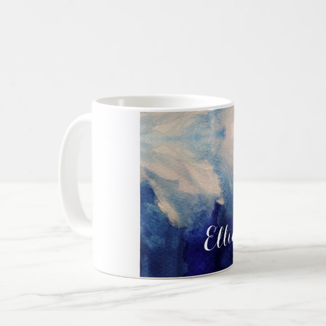 Taza De Café Sensación marina personalizada (Anverso izquierdo)