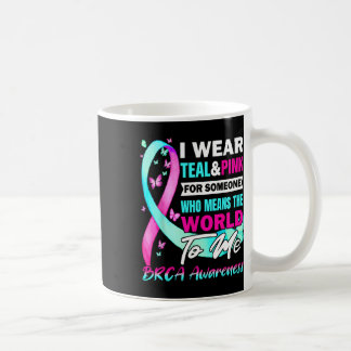 Taza De Café Sensibilización Brca Apoyo al Cáncer De Mama Y Ova