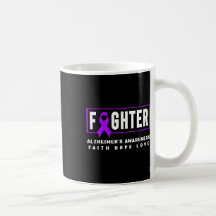 Taza De Café Sensibilización de Heimerheimer - F de Purple Heim