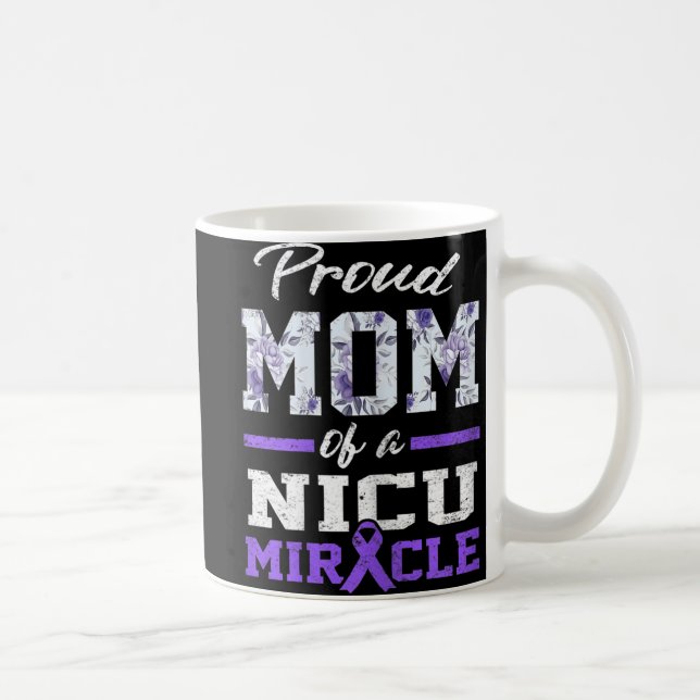 Taza De Café Sensibilización prematura Orgullosa Primera Madre  (Derecha)