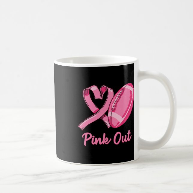 Taza De Café Sensibilización sobre el Cáncer de Mama Pink Out (Derecha)