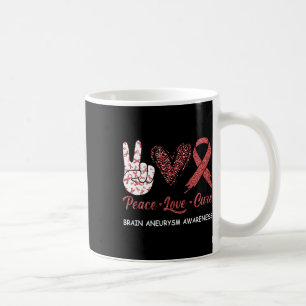 Taza De Café Sensibilización sobre el neuralismo Paz Amor Cure