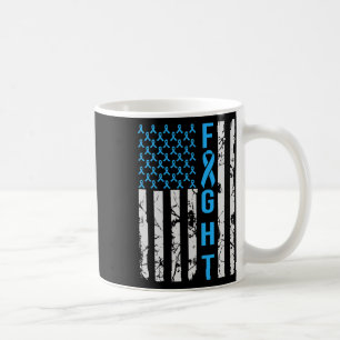 Taza De Café Sensibilización Sobre La Diabetes En La Bandera Es