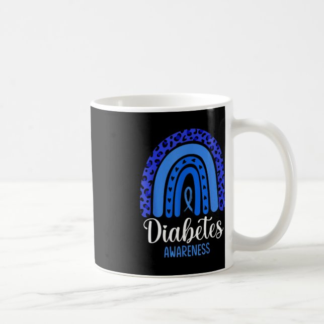 Taza De Café Sensibilización sobre la diabetes Pelea de Cinta A (Derecha)