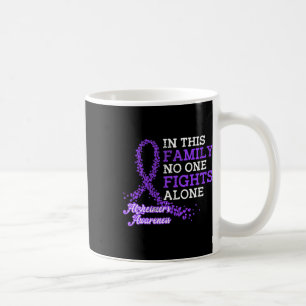 Taza De Café Sensibilización sobre la familia Ribbon Alzheimerh