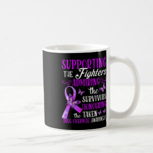 Taza De Café Sensibilización Sobre La Sobredosis De Medicamento