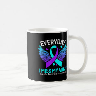 Taza De Café Sensibilización suicida Camisas contra la prevenci