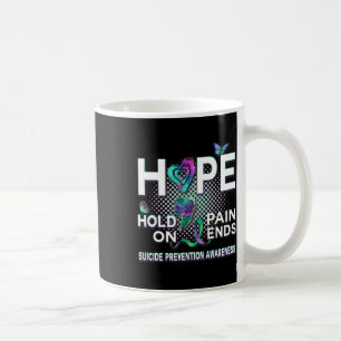 Taza De Café Sensibilización suicida Esperanza de que el acróni