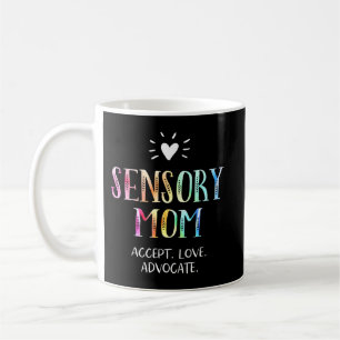 Taza De Café Sensory Mom TShirt para madres con necesidades esp