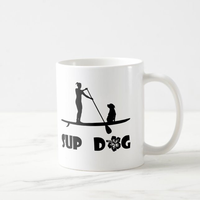 Taza De Café Sentada del perro del SORBO (Derecha)