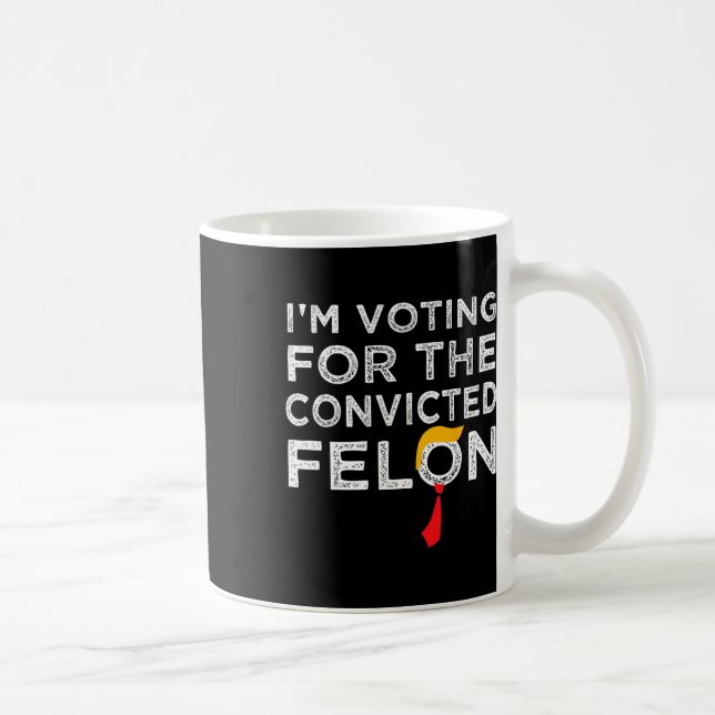 Taza De Café Sentencia de 2024 a Trump 2024 (Derecha)