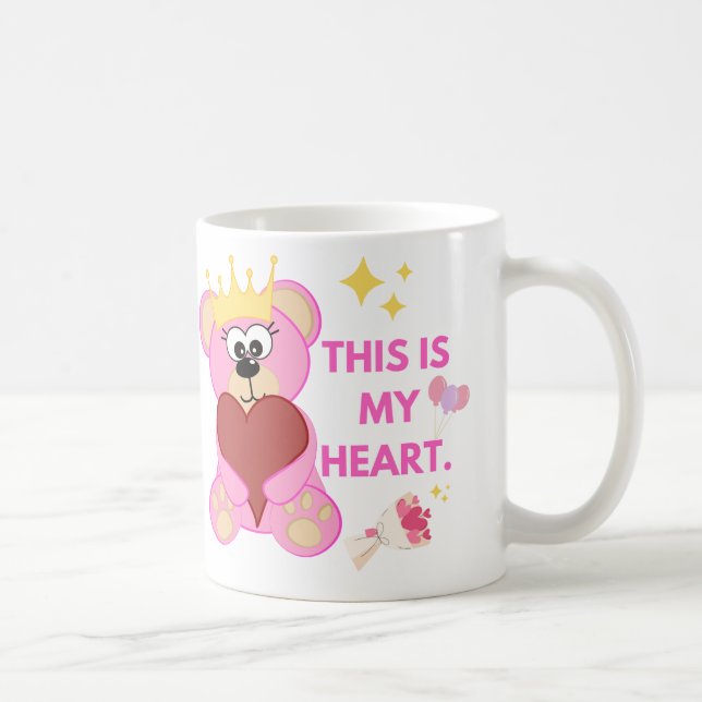 Taza De Café Sentido Oso Abrazo Mug (Derecha)