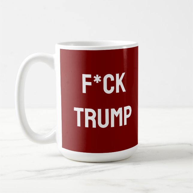 TAZA DE CAFÉ SENTIMIENTO ANTI-TRUMP (Izquierda)