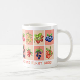 Taza De Café SENTIMIENTO BERRY BUENO Personalizable Fresa