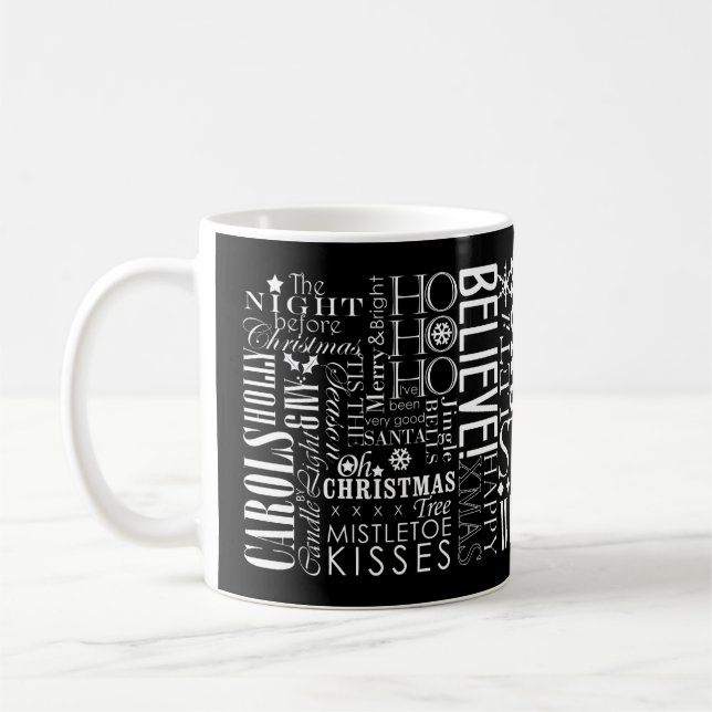 Taza De Café Sentimientos de vacaciones estilo pizarra 11 oz Mu (Izquierda)