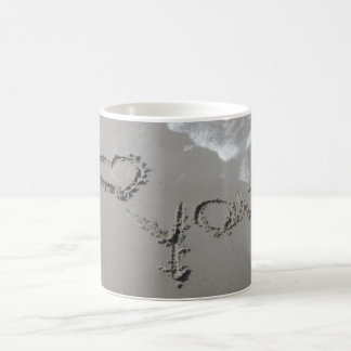 Taza De Café Sentimientos en la arena