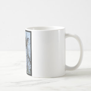 Taza De Café Sentinels Blue Jay y Cardinal por Lee Hiller
