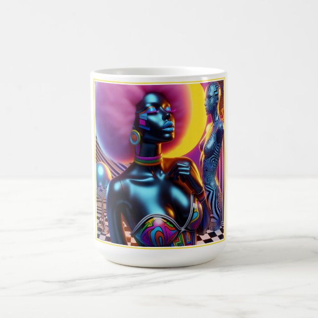 Taza De Café Sentry consensual Ken Gage Fantasy Vaporwave (Centro)