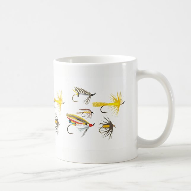 Taza De Café Señuelos de la pesca con mosca (Derecha)