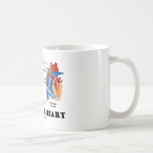 Taza De Café Sepa su corazón (la anatomía del corazón)