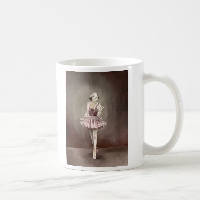 Taza De Café Sepia Ballerina (Derecha)