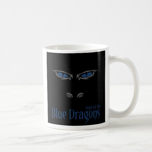 Taza De Café Sept. de los dragones azules (Derecha)