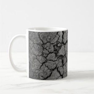 Taza De Café Sequía árida de tierra gris