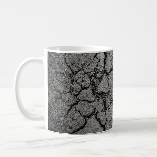 Taza De Café Sequía árida de tierra gris (Izquierda)