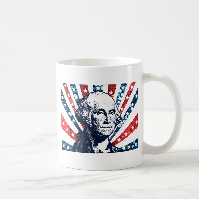 Taza De Café sequin george washington (Derecha)