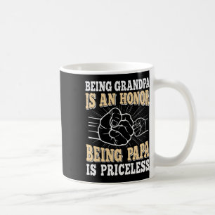 Taza De Café Ser Abuelo Es Un Honor Ser Papa No Tiene Precio