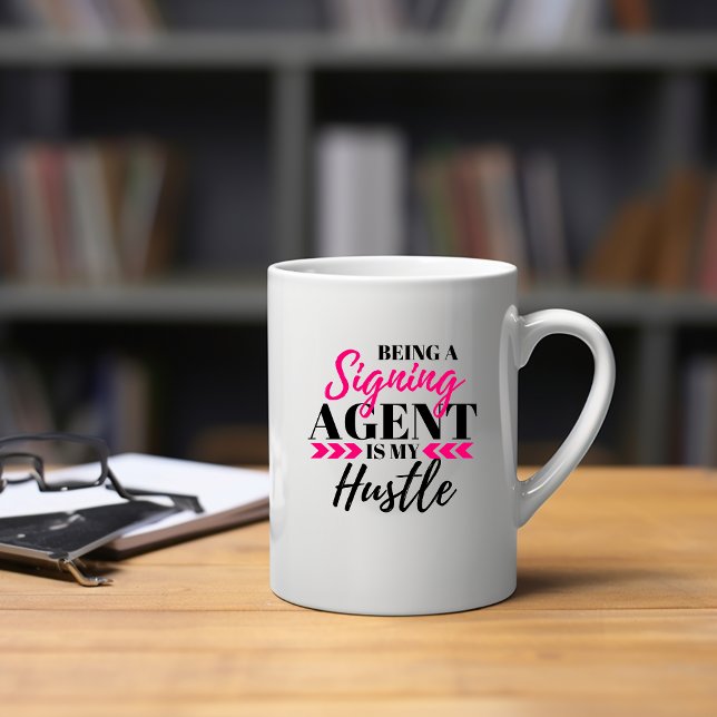 Taza De Café Ser Agente De Firma Del Notario Es Mi Hustle Mug (Subido por el creador)