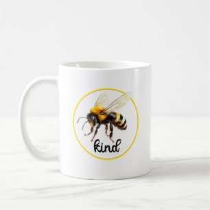 Taza De Café SER AMABLE abeja carpintera pintura acuarela natur